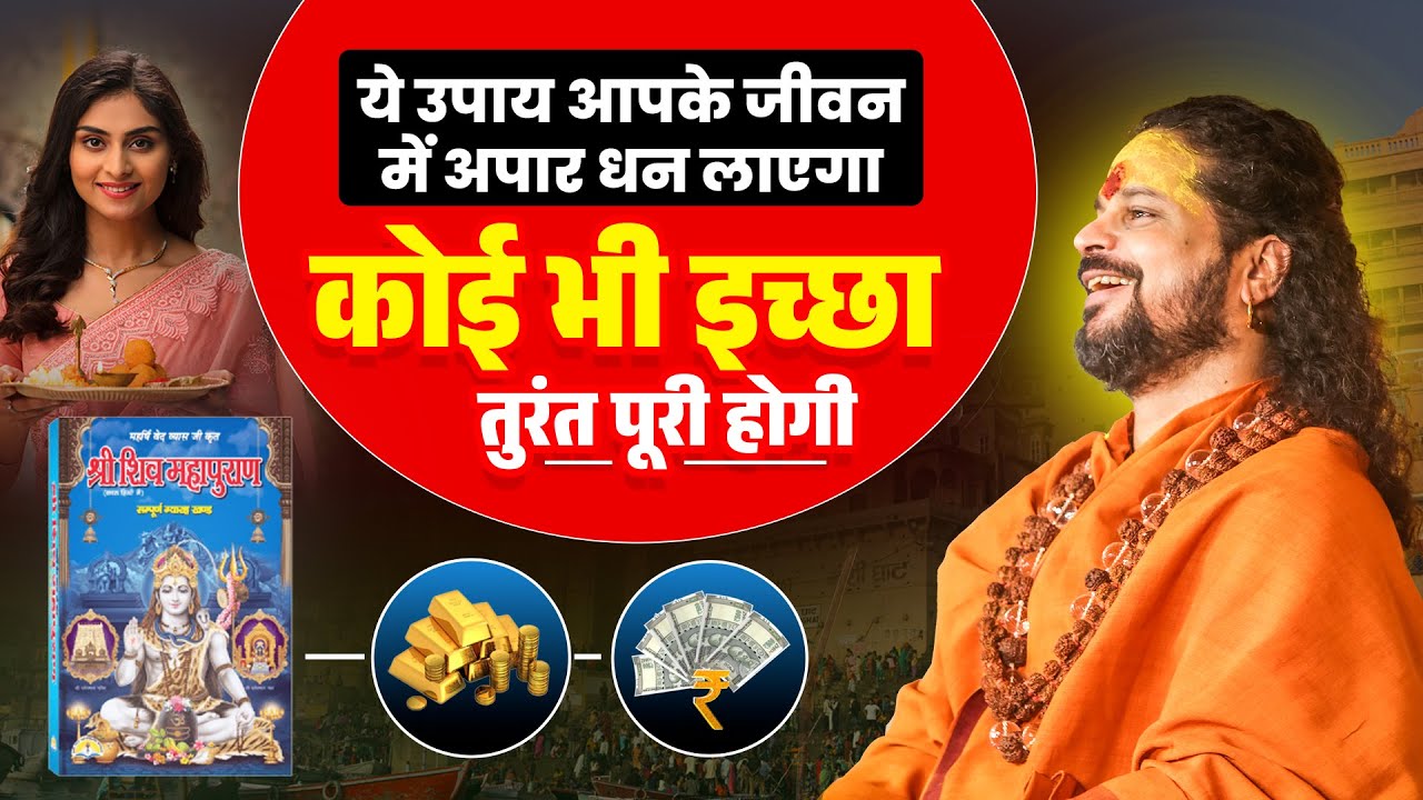 कोई भी इच्छा तुरंत पूरी होगी - ये उपाय आपके जीवन में अपार धन लाएगा #jagadgurusatishacharyaji