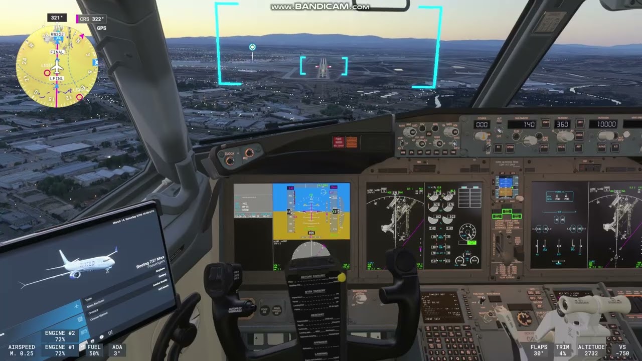 LANDING IN BARAJAS