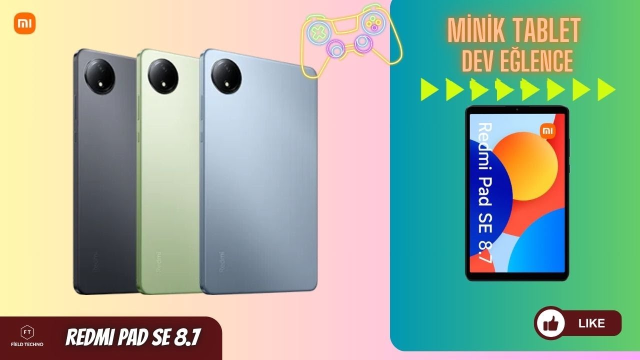 Redmi Pad SE 8.7 İncelemesi Ergonomik Tablet Deneyimi