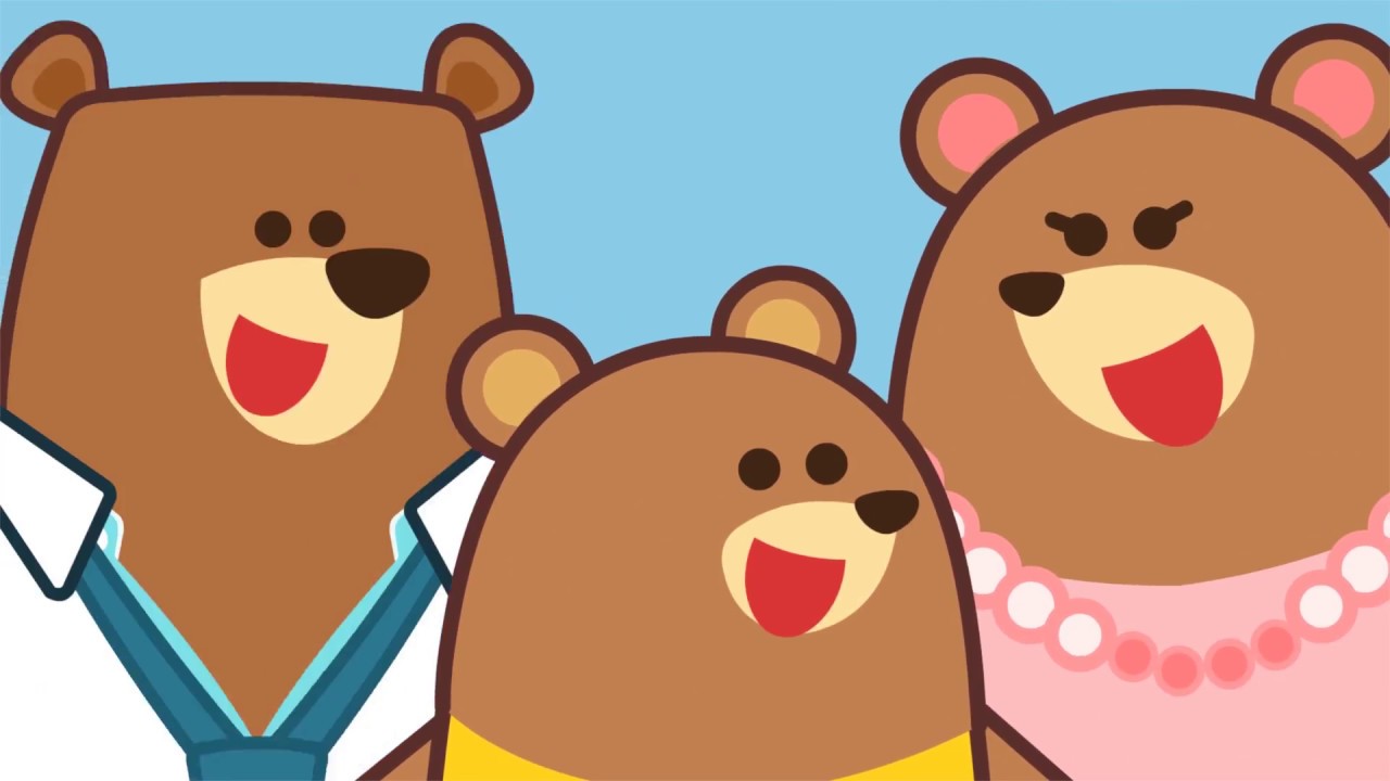Nursery Songs For Children - Three Bears - Baeko!