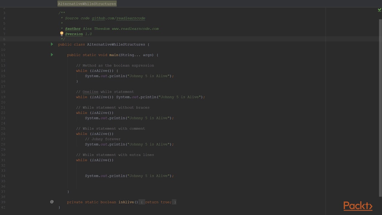 Java SE 8 Programmer 1: while Loops| packtpub.com