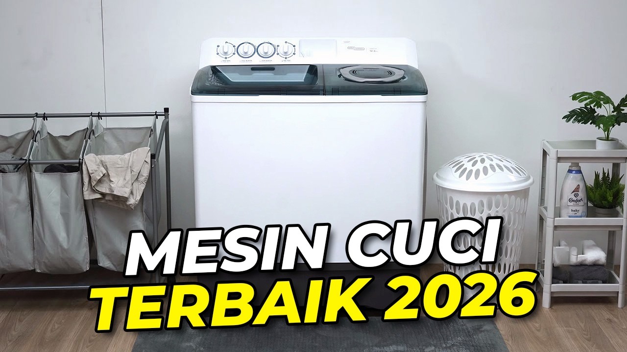 7 Rekomendasi MESIN CUCI 2 TABUNG TERBAIK 2026, Update TERBARU!