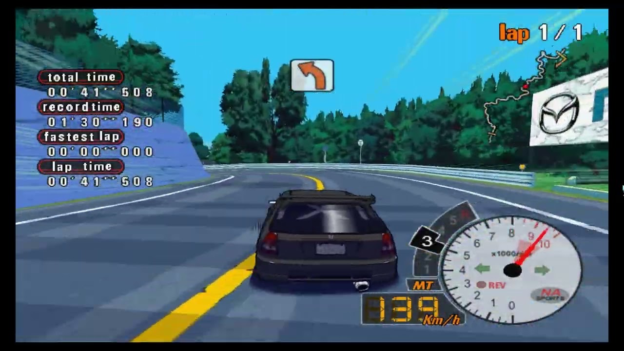 Automodellista U.S.-tuned | Ura Rokko DH 1'29.810 / EK9 - アウトモデリスタ UST 裏六甲 下り