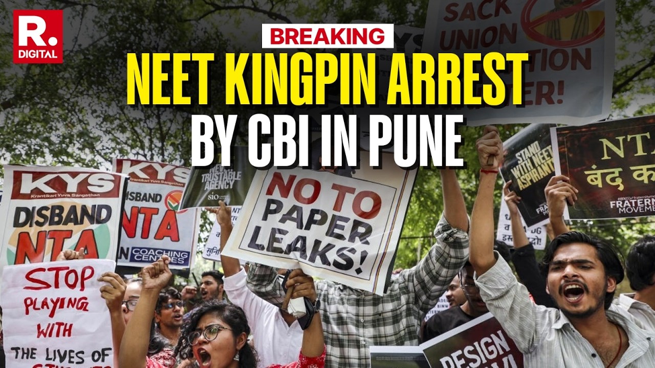 BREAKING | NEET 2026 Paper Leak: CBI Arrests Kingpin PV Kulkarni, Chemistry Lecturer From Pune