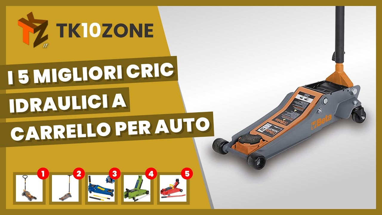 I 5 migliori cric idraulici a carrello per auto
