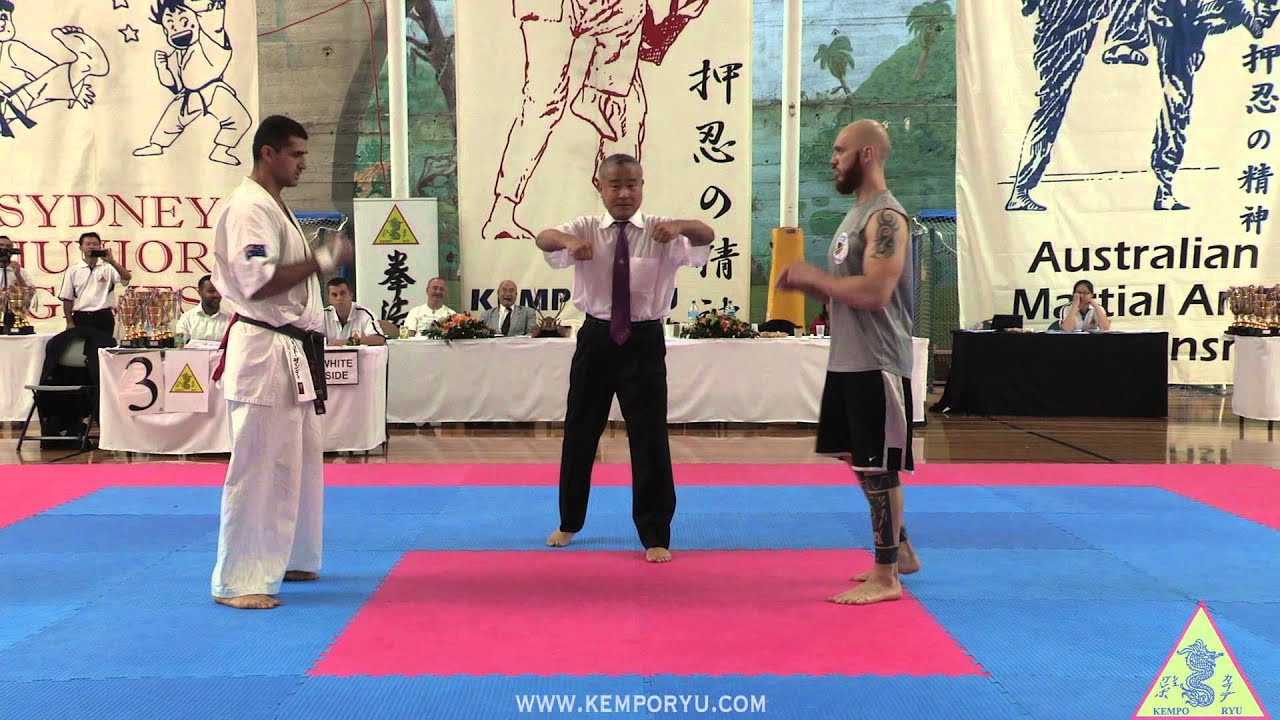 Hamid Zandi and Paul Barton Full Contact Fight