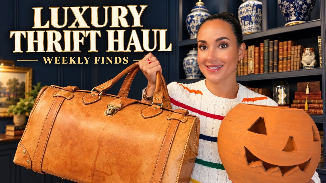 Я нашла роскошные осенние сокровища в местных магазинах подержанных вещей!