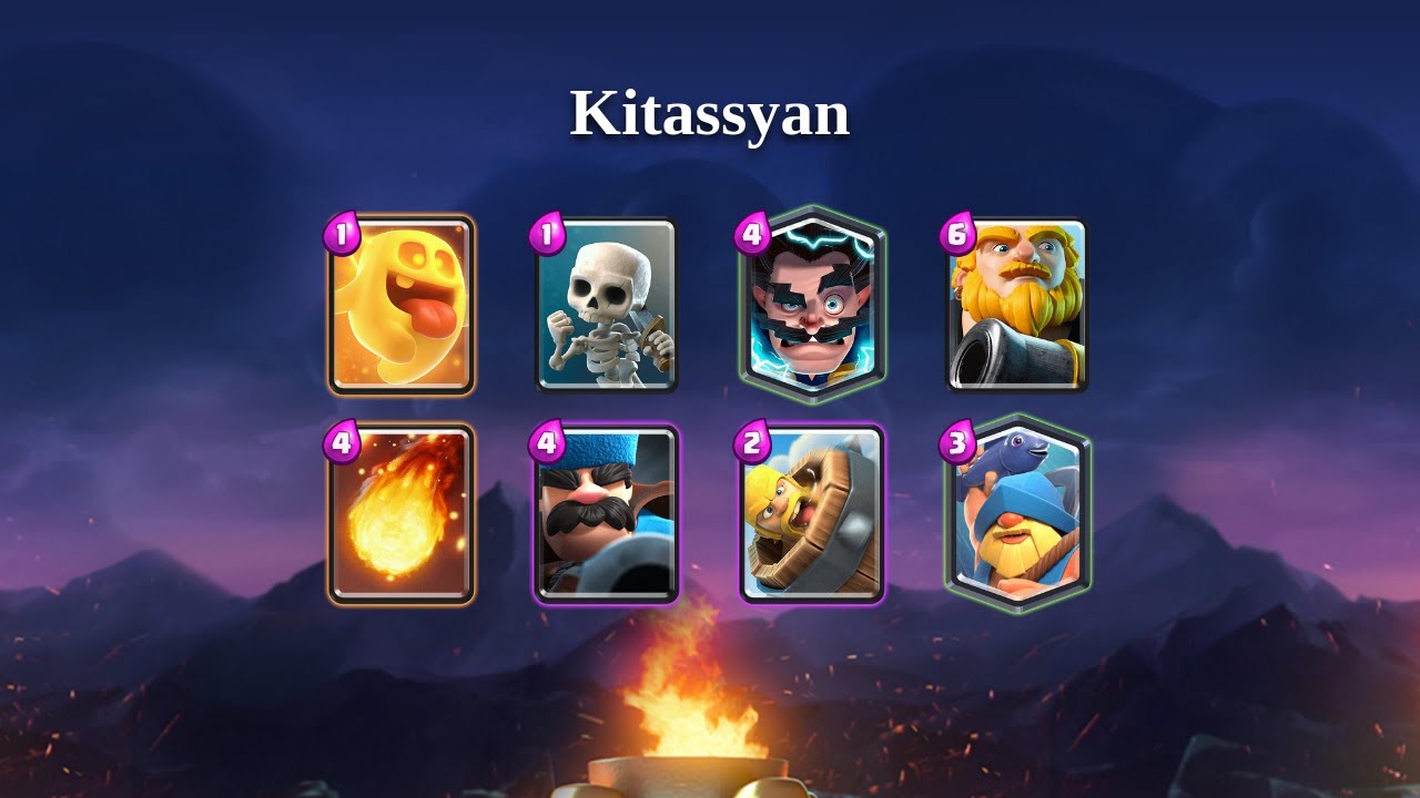 Kitassyan | Royal Giant deck gameplay [TOP 200] | August 2020