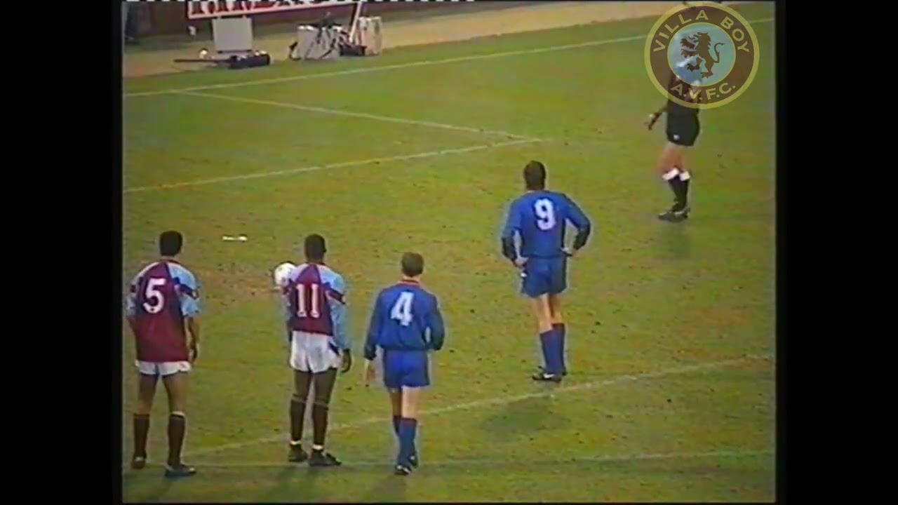 Oldham Athletic 3 Aston Villa 2 - League Div 1 - 30th Nov 1991