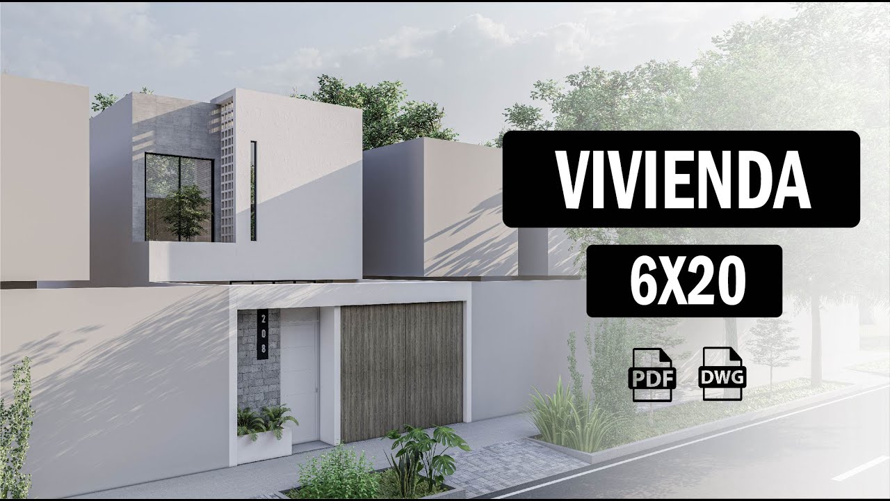 DISE&Ntilde;O DE VIVIENDA 6X20