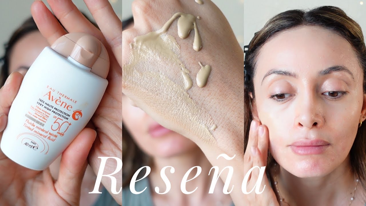 Avene  Fluido Mineral FPS 50+ con color | ¿Piel Sensible?
