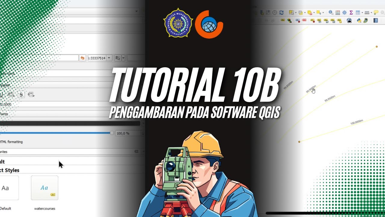 TUTORIAL 10B  QGIS | PENGGAMBARAN KONTUR PADA SOFTWARE QGIS
