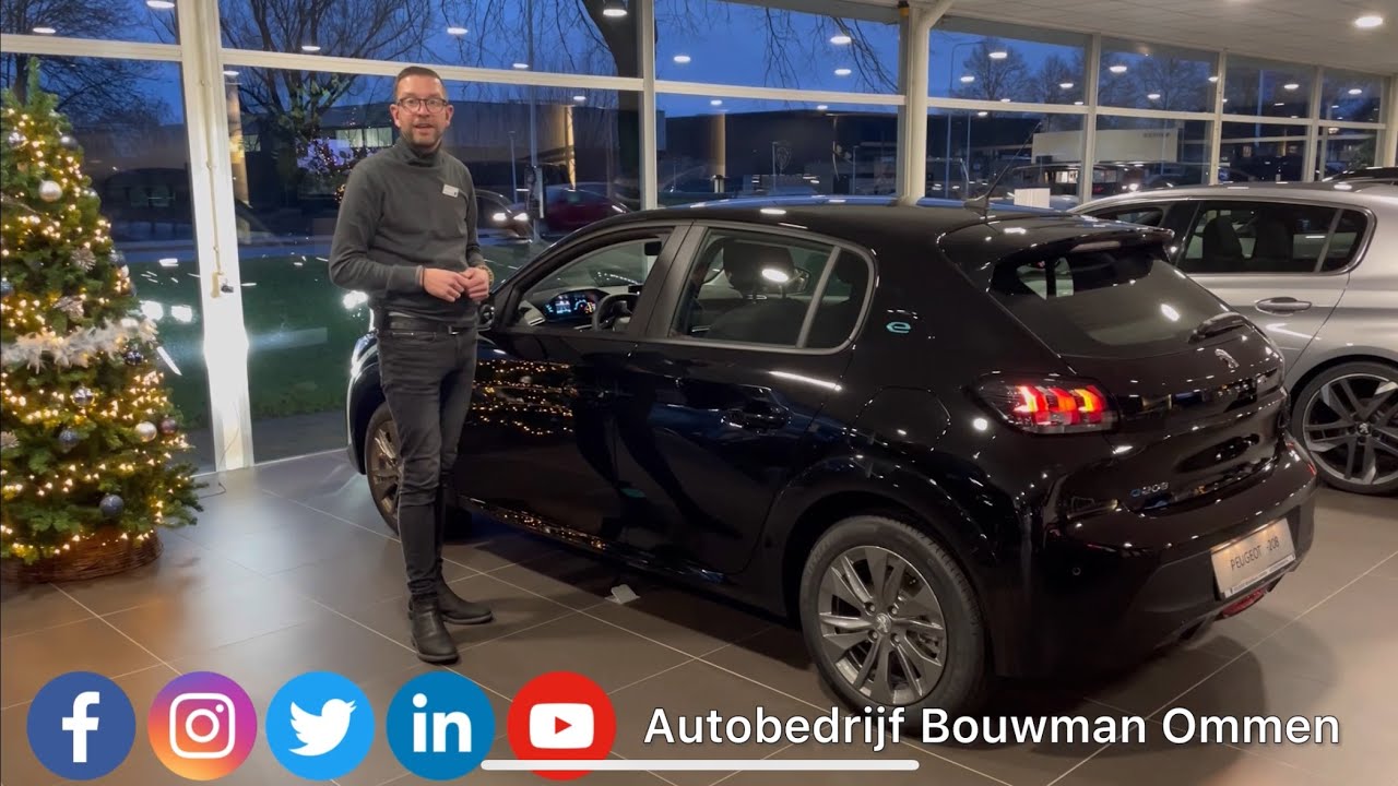 Auto van de Week! Peugeot e-208 EV 50 136 Active Pack | Autobedrijf Bouwman Citroën & Peugeot Ommen