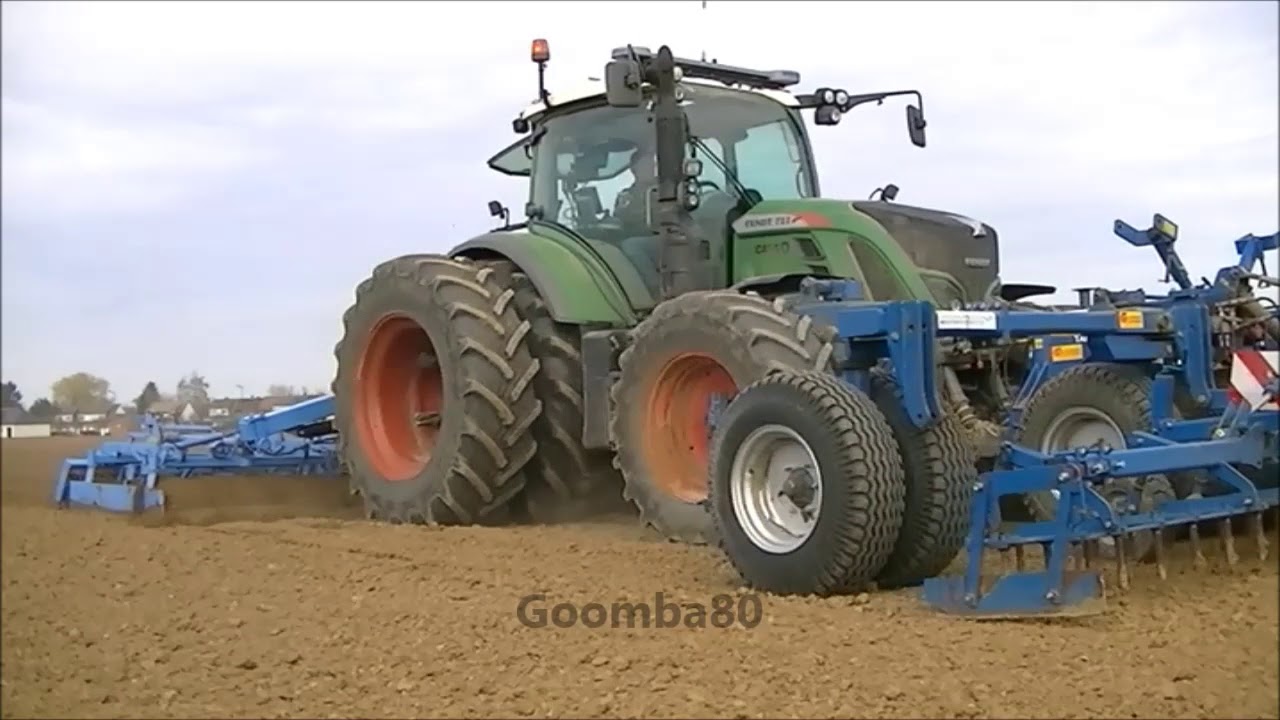 Fendt 722 à la préparation des terres a Betteraves dans le 62 ( Pure Sound )