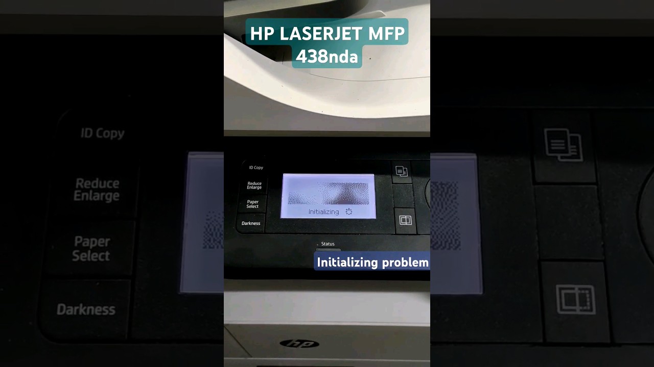 HP LASERJET MFP 438nda| initializing problem| Replace Mpca #likeandsubscribe #hplaserjet ✅