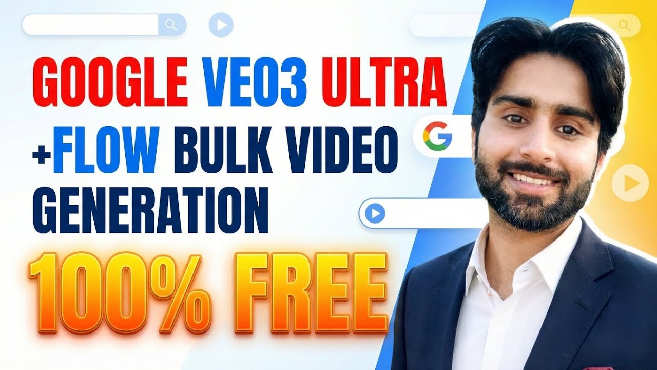 Fastest Bulk Video Generation Workflow (Google Veo 3 Ultra + Flow)