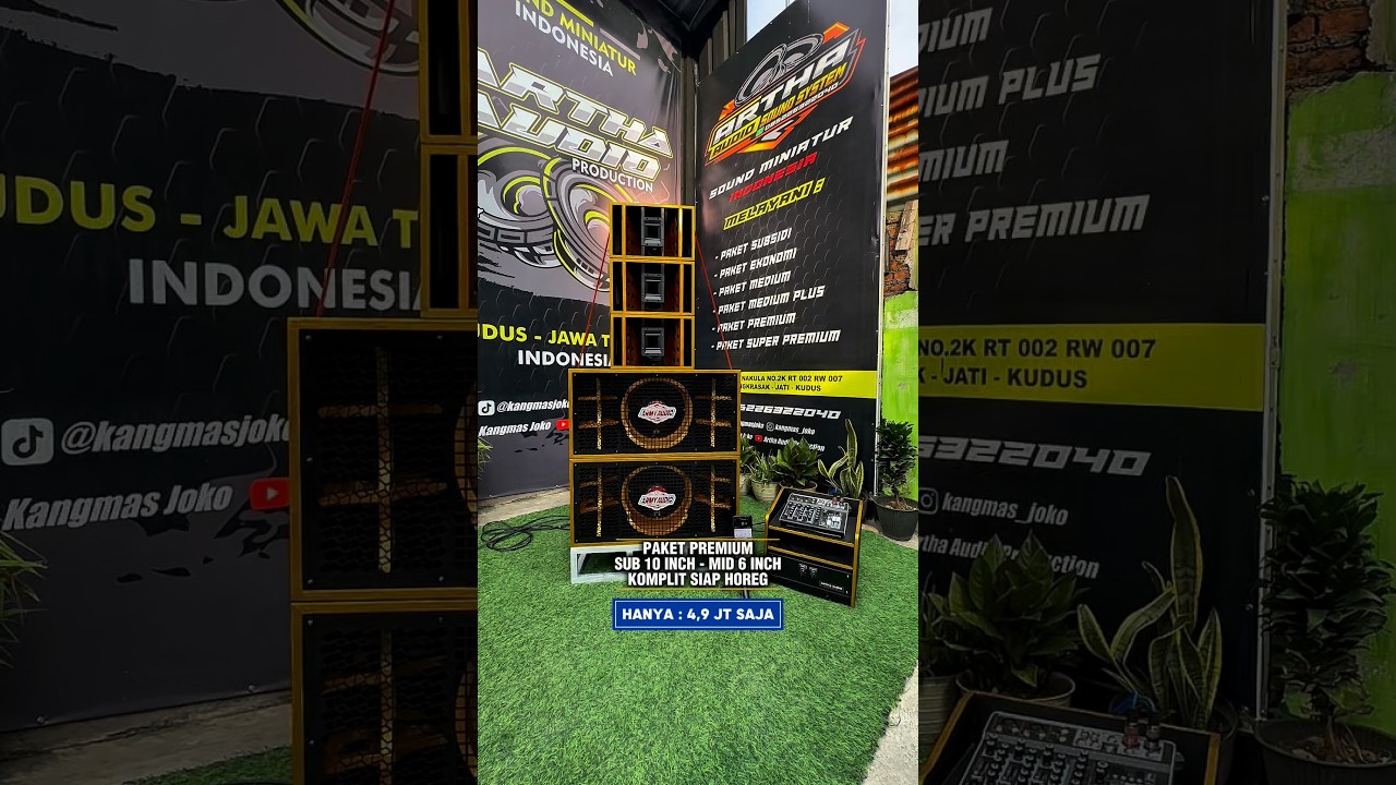 CEK SOUND PAKET PREMIUM 10 INCH KOMPLIT 
