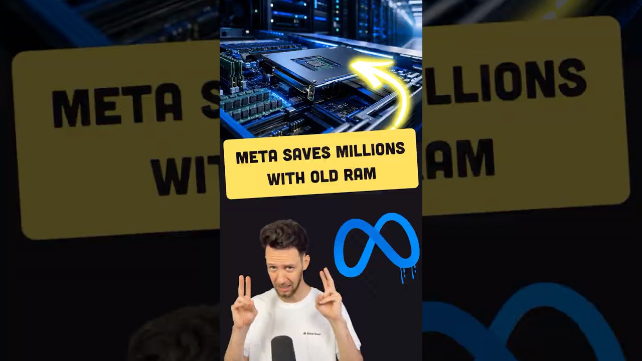 Meta Built a Chip to Reuse Dead Server RAM #meta #software #ai