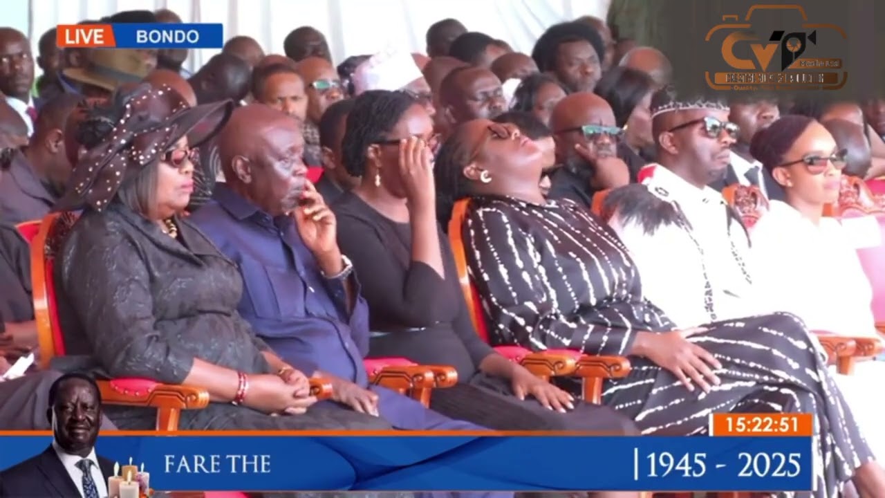 FORMER PRESIDENT UHURU KENYATA SPEECH AT RAILA ODINGA'S FUNERAL