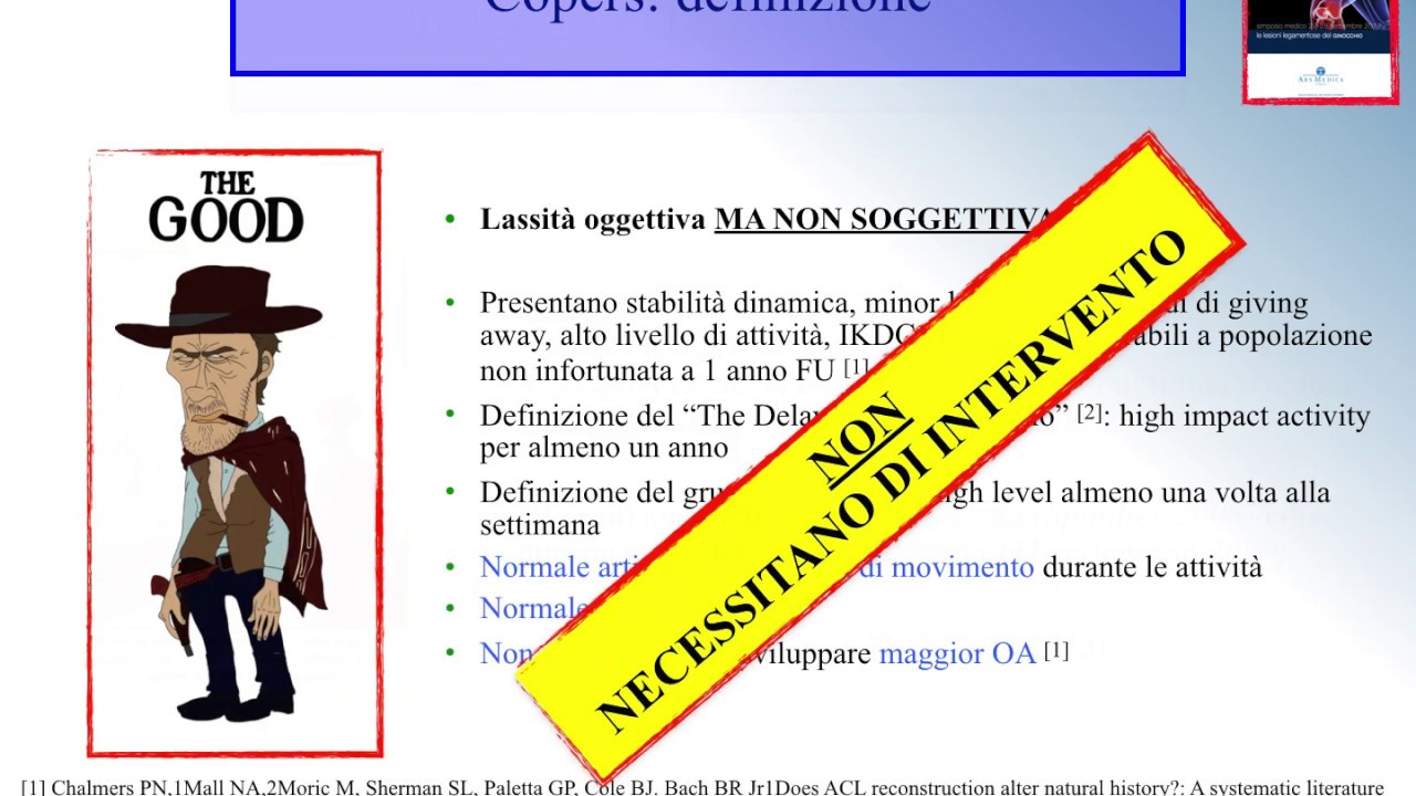 Trattamento conservativo delle lesioni del LCA - G. Thiébat