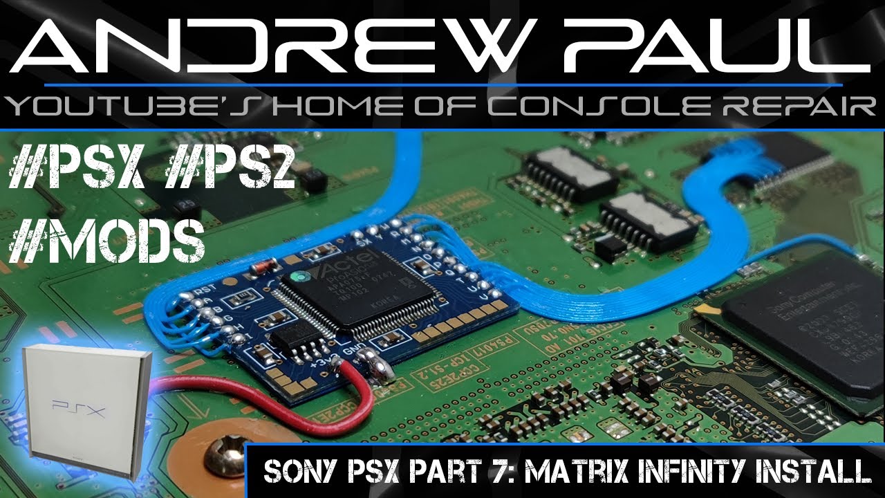 MATRIX INFINITY INSTALL inside a SONY PSX!