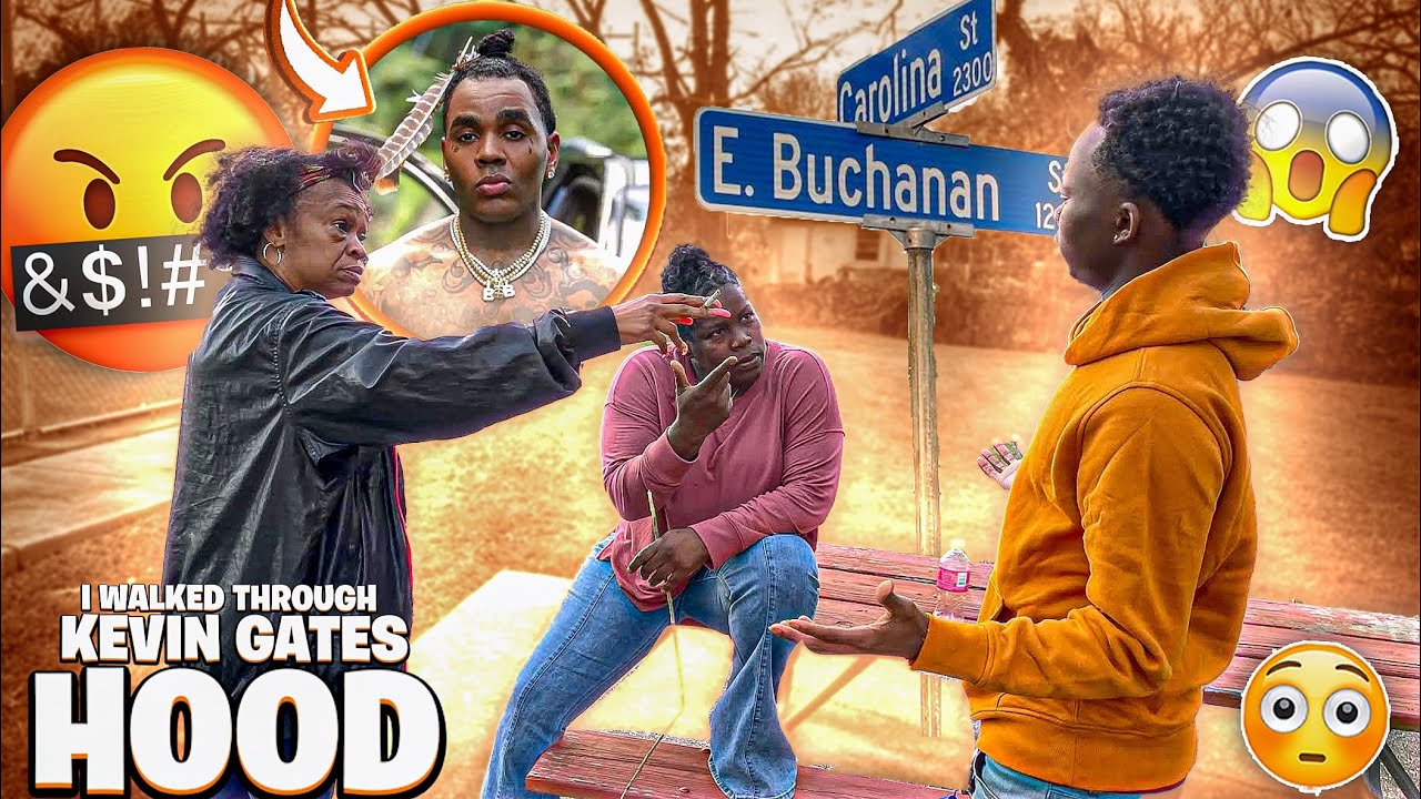 I WALKED THROUGH KEVIN GATES HOOD ! (SHE WANTED TO FIGHT)