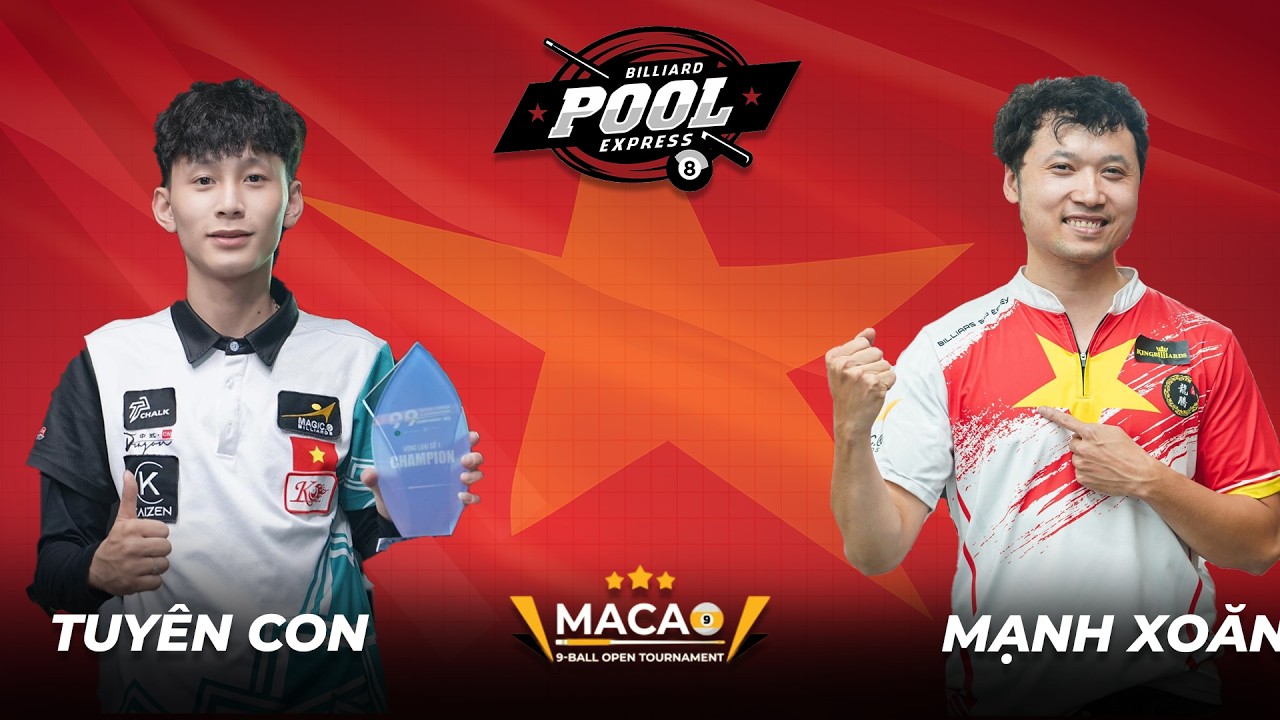 🔴 TRỰC TIẾP| Huy Black vs Hoàng Hải | Nhánh Thắng | Macao 9 Ball Tournament