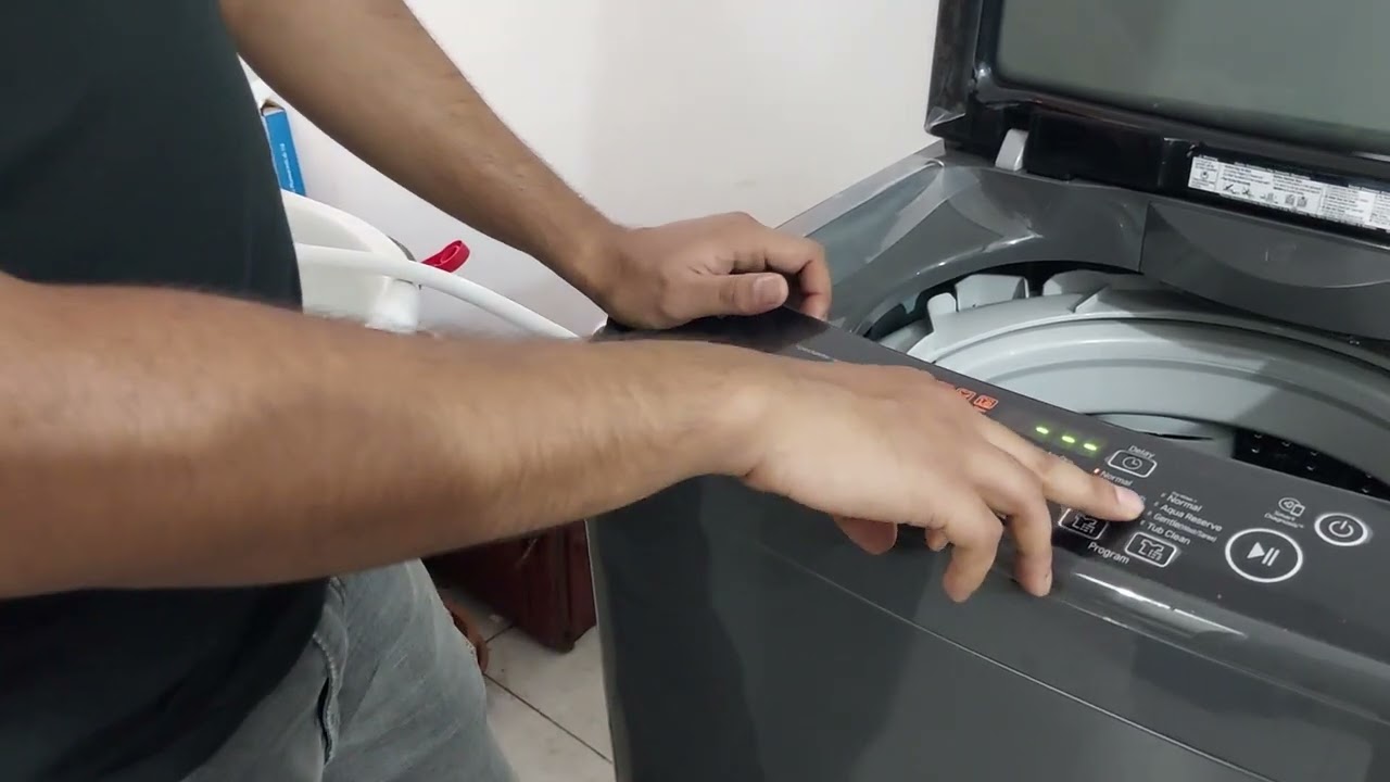 LG ওয়াশিং মেশিন সেটআপ