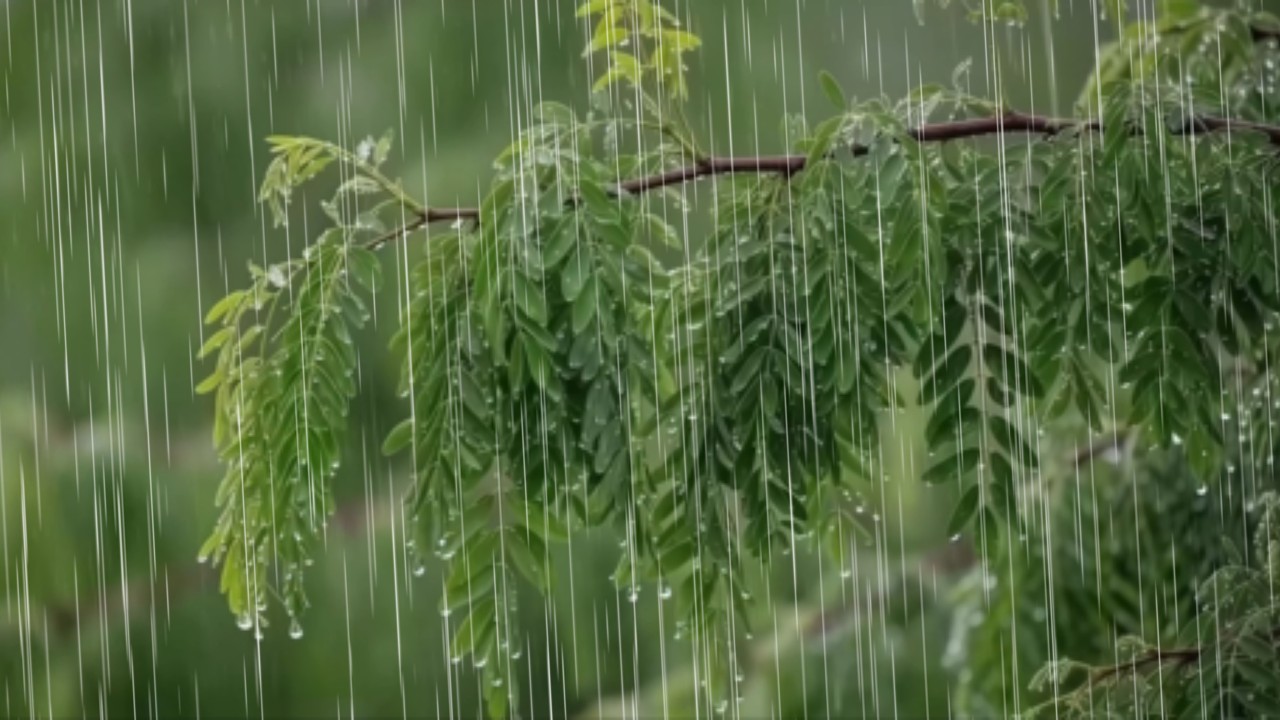 Cozy Mountain Cabin Rain for Deep Sleep (10 Min Intro ➔ Pure Darkness).