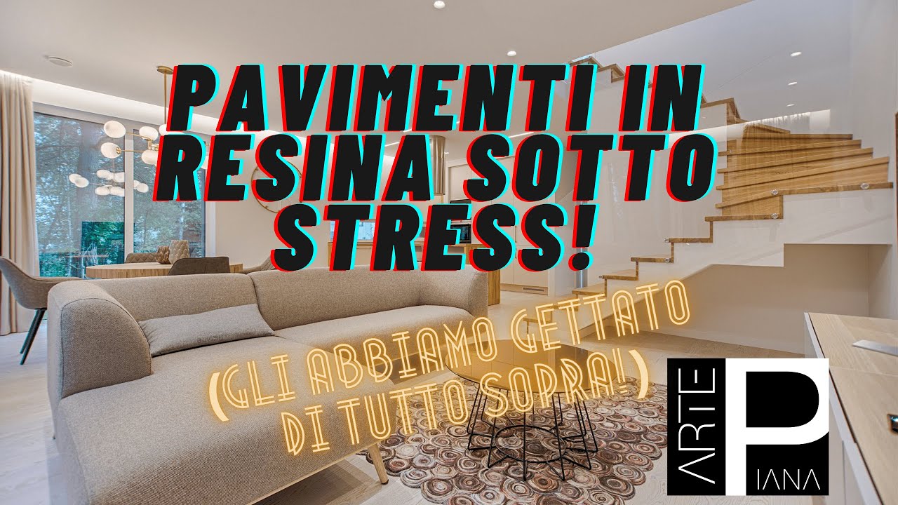 cosa succede ad un pavimento in resina se cade qualcosa?