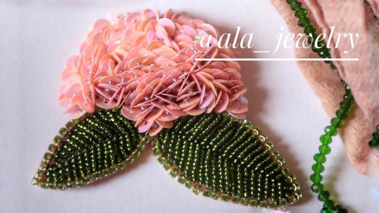 آموزش گلسینه گل پولکی