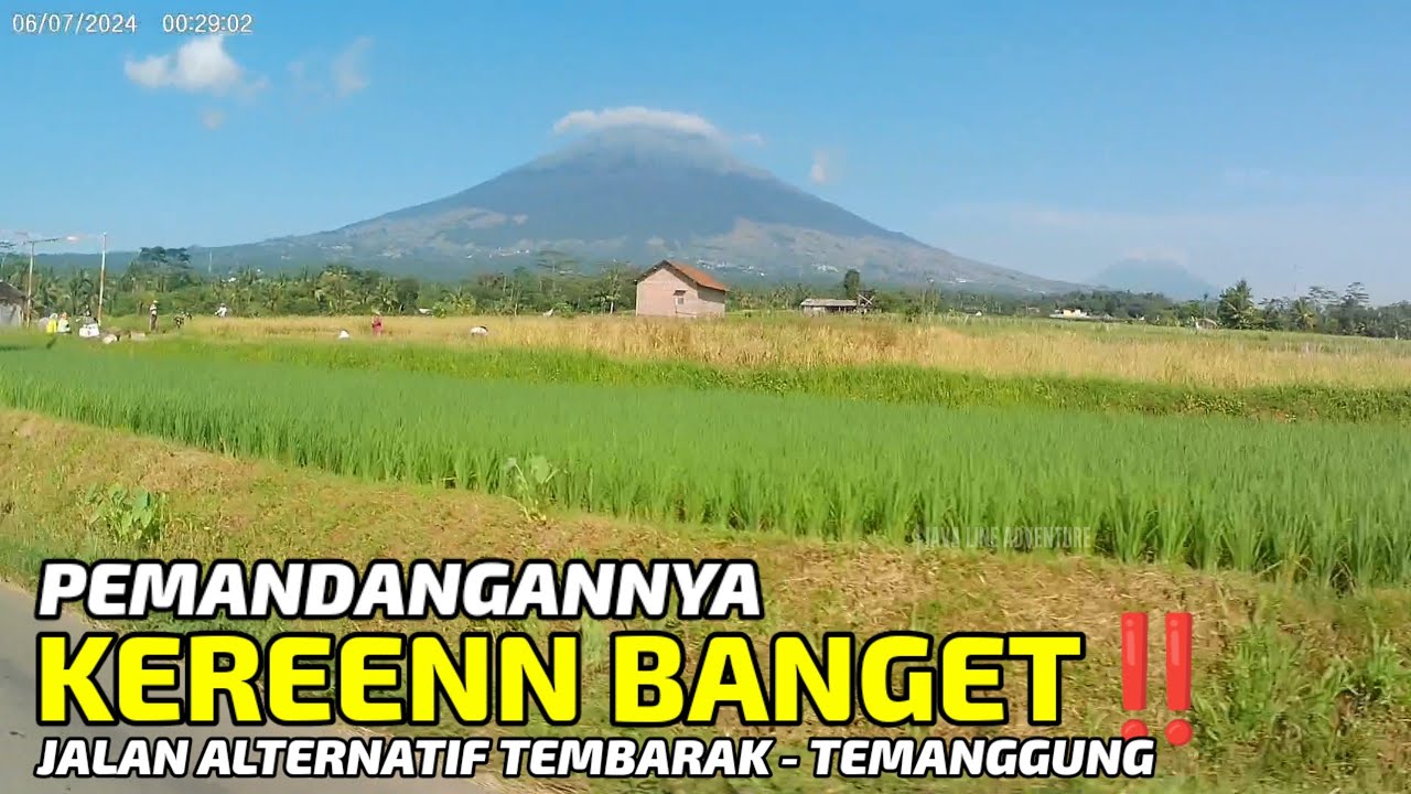 KEREN BANGET PEMANDANGANYA - Jalan Alternatif TEMANGGUNG - TEMBARAK Via TITANG NAMPIREJO