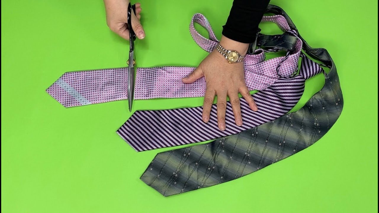 [DIY] Не запирайте вышедшие из моды галстуки в шкафу.
