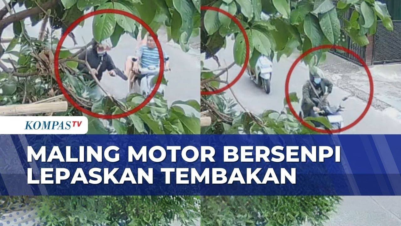 Aksi Curanmor Bersenpi, Pelaku Lepaskan Tembakan Usai Kepergok Warga | KOMPAS PETANG
