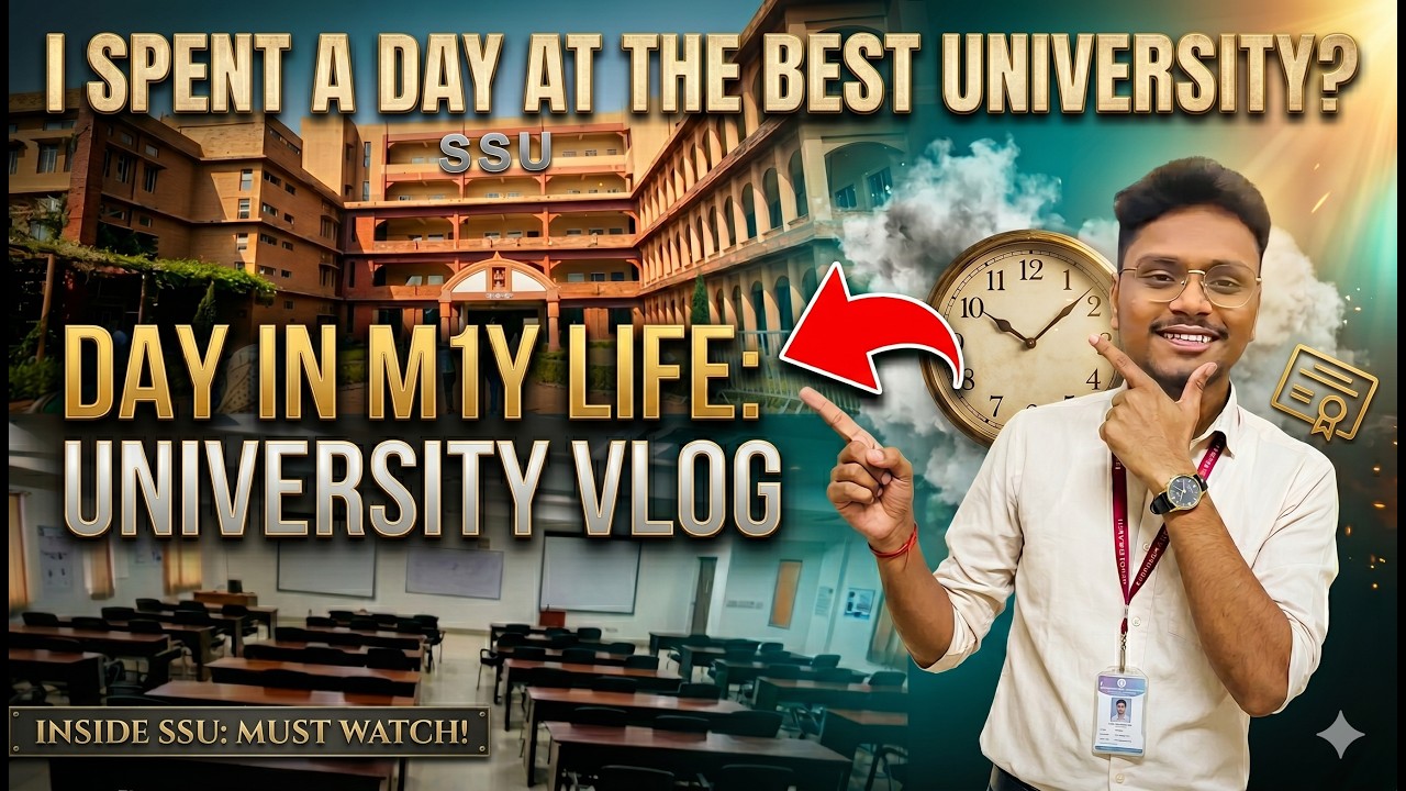 A Day In My Life of an Indian University Student | Sri Sri University | Agriculture | College Vlog |