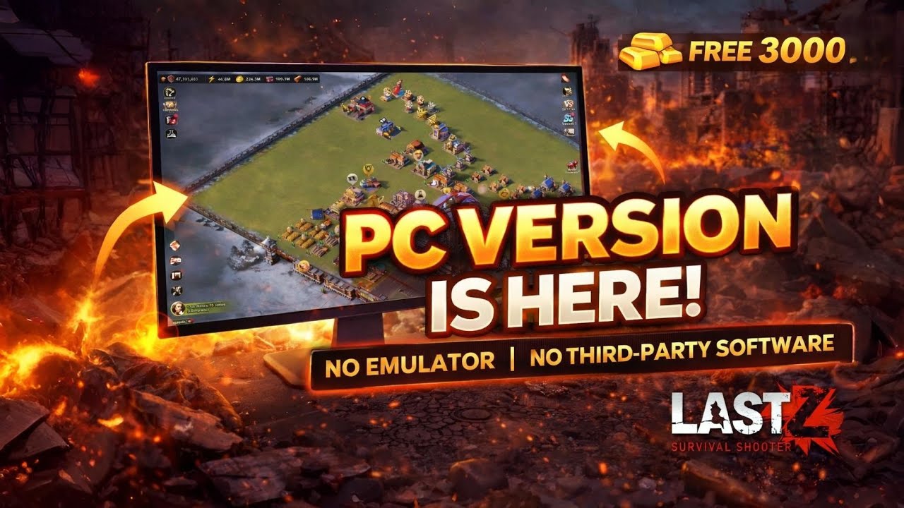 How to Install Last Z on PC - No Emulator | Get 3000 free GOLD BARS #lastzguide