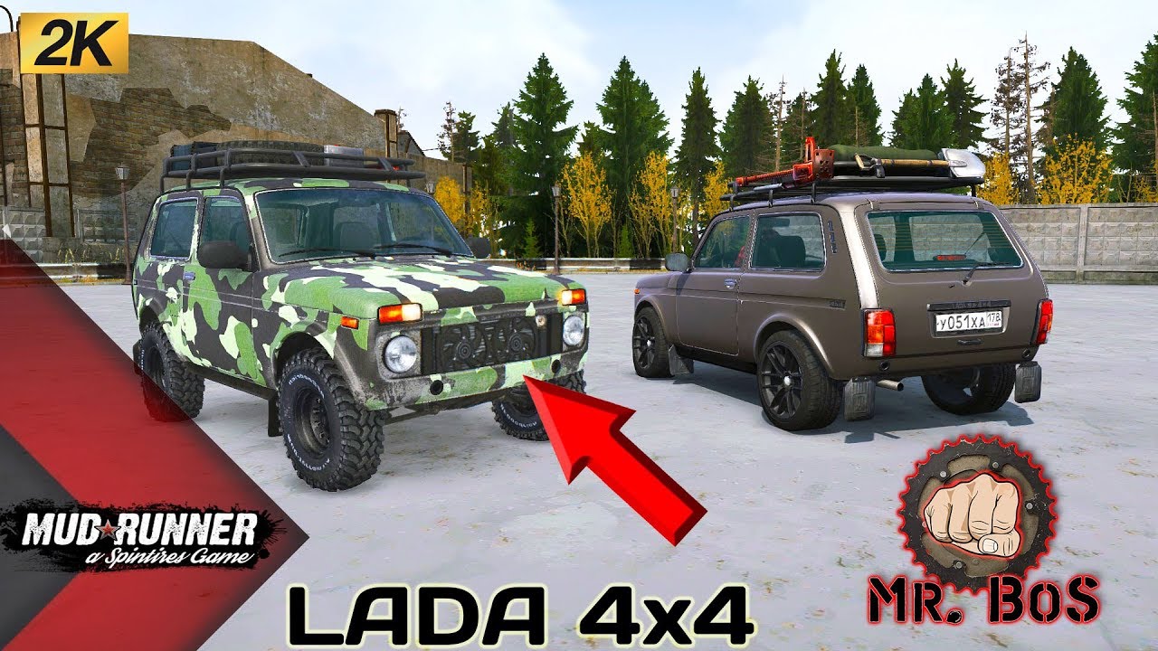 LADA 4x4 Честный Обзор мода Spintires MudRunner