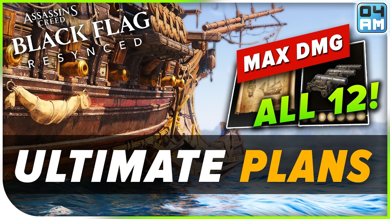 ГЛАВНЫЙ гайд по улучшению корабля &mdash; ВСЕ элитные чертежи в AC Black Flag Resynced!