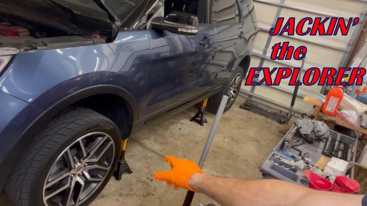 Getting a 2011-2019 Ford Explorer on jackstands