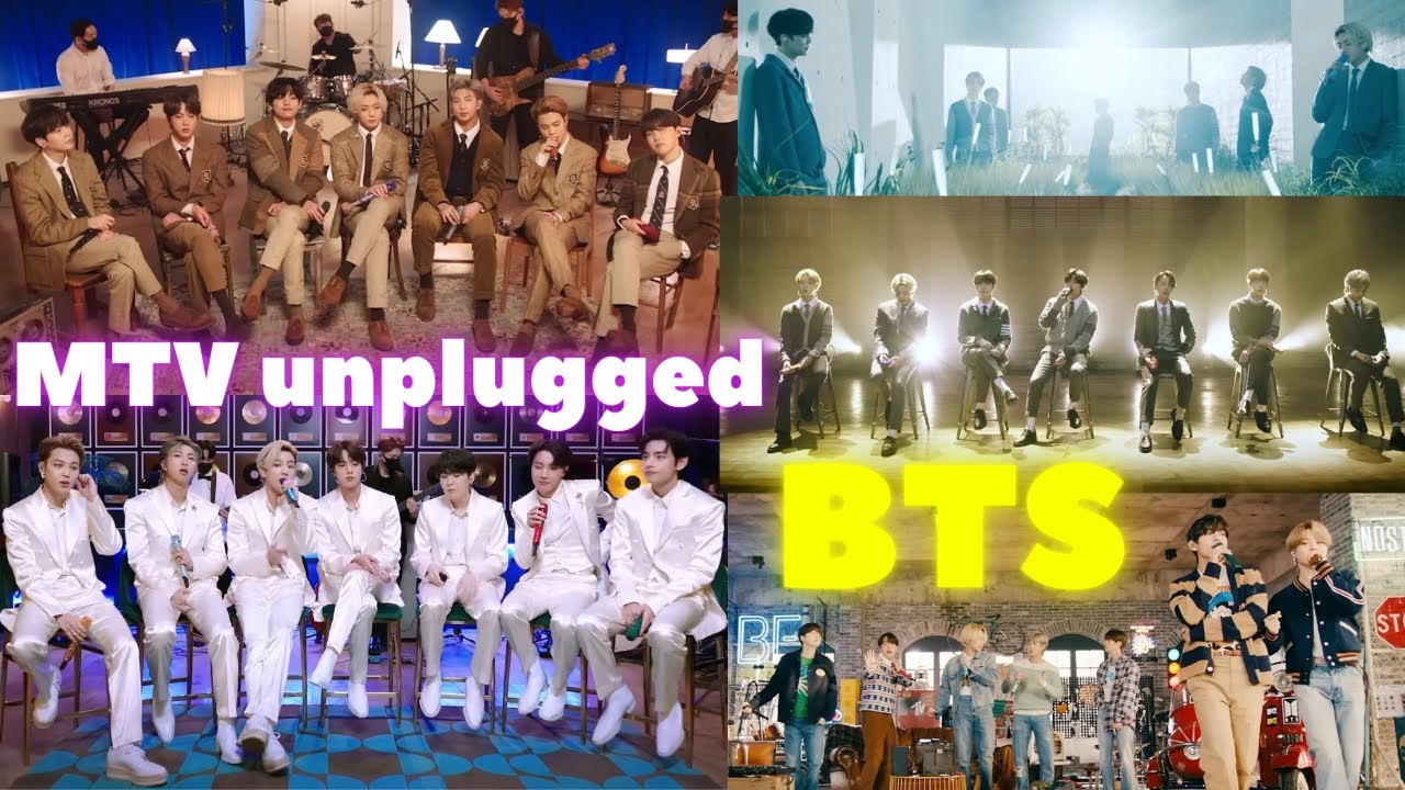 BTS MTV Unplugged ALL VIDEOS REACTION! (Dynamite, Blue & Grey, Fix You, Telepathy, & Life Goes On)