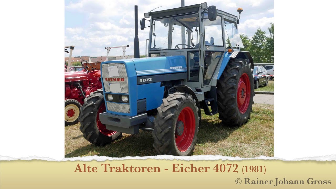 Alte Traktoren - Eicher 4072 (1981)