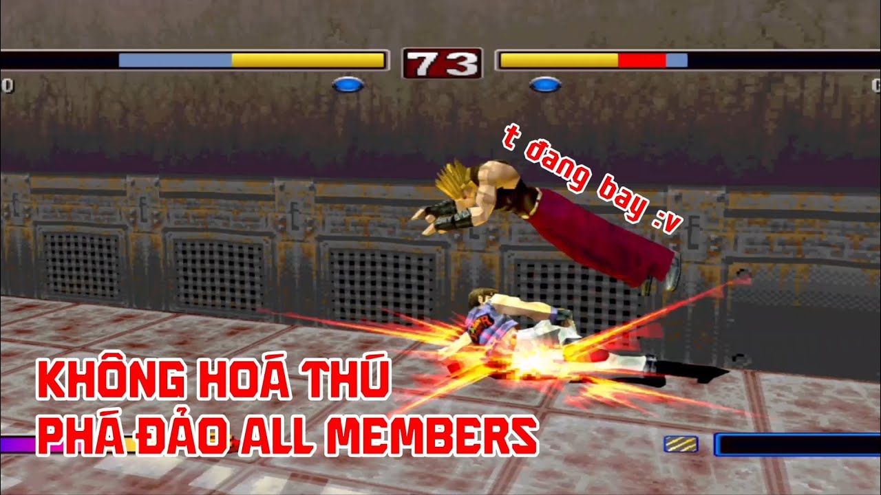 Bloody Roar 2: Yugo phá đảo Shenlong - không hoá thú, vs all members, Red Time | phiên bản Nhật