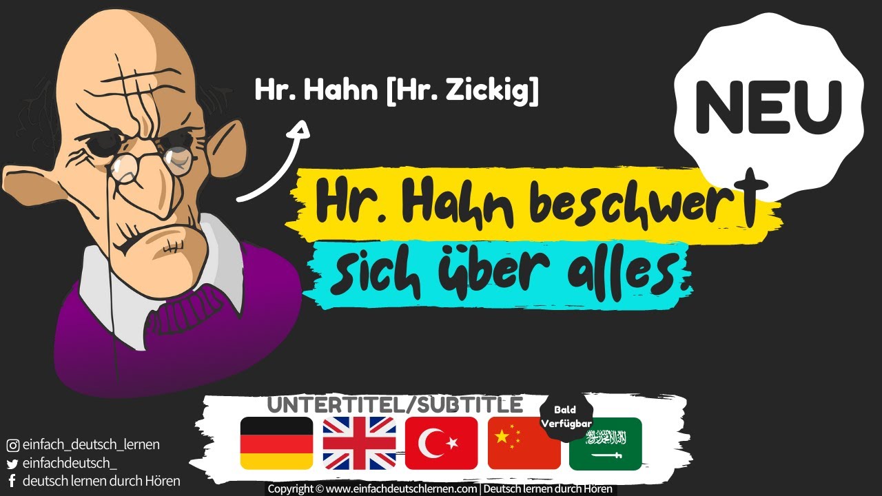 #5 | Deutsch lernen mit Dialogen | Deutsch lernen durch Hören | UT: 🇩🇪 🇬🇧 🇹🇷 | Niveau A2-B1