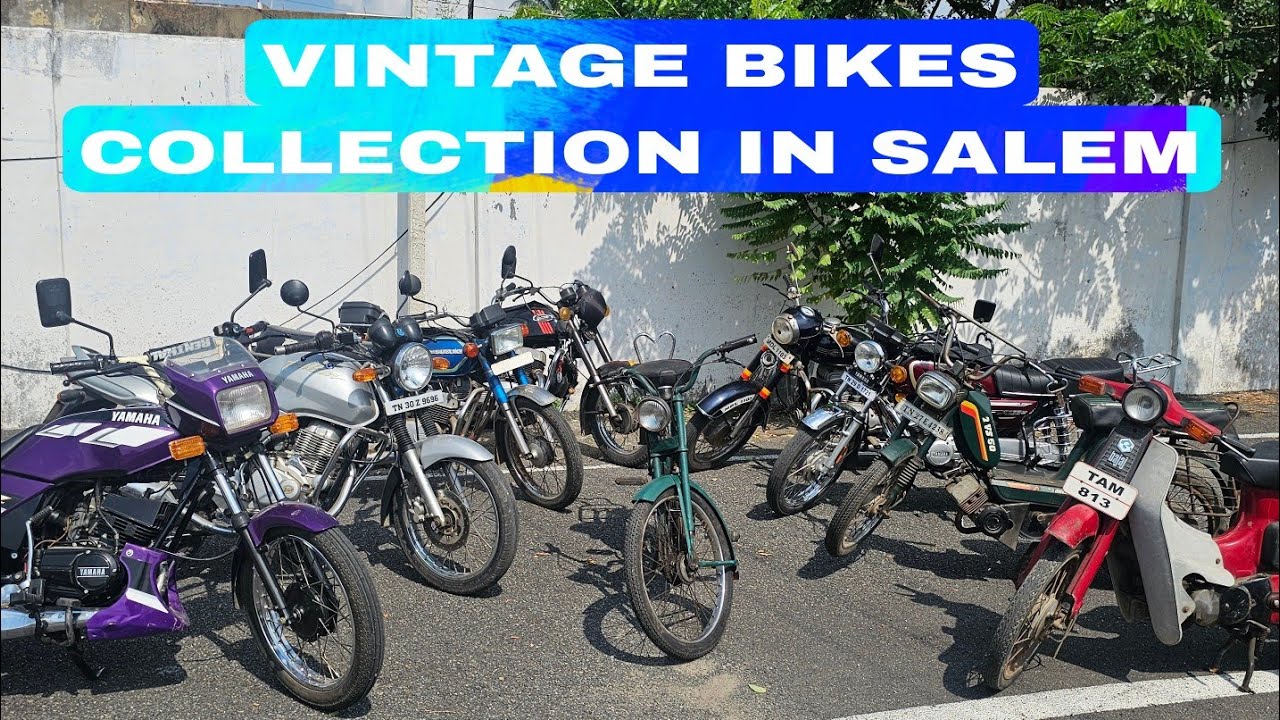 VINTAGE BIKES COLLECTION IN SALEM TAMILNADU | HARI PRASATH | ARK Diaries