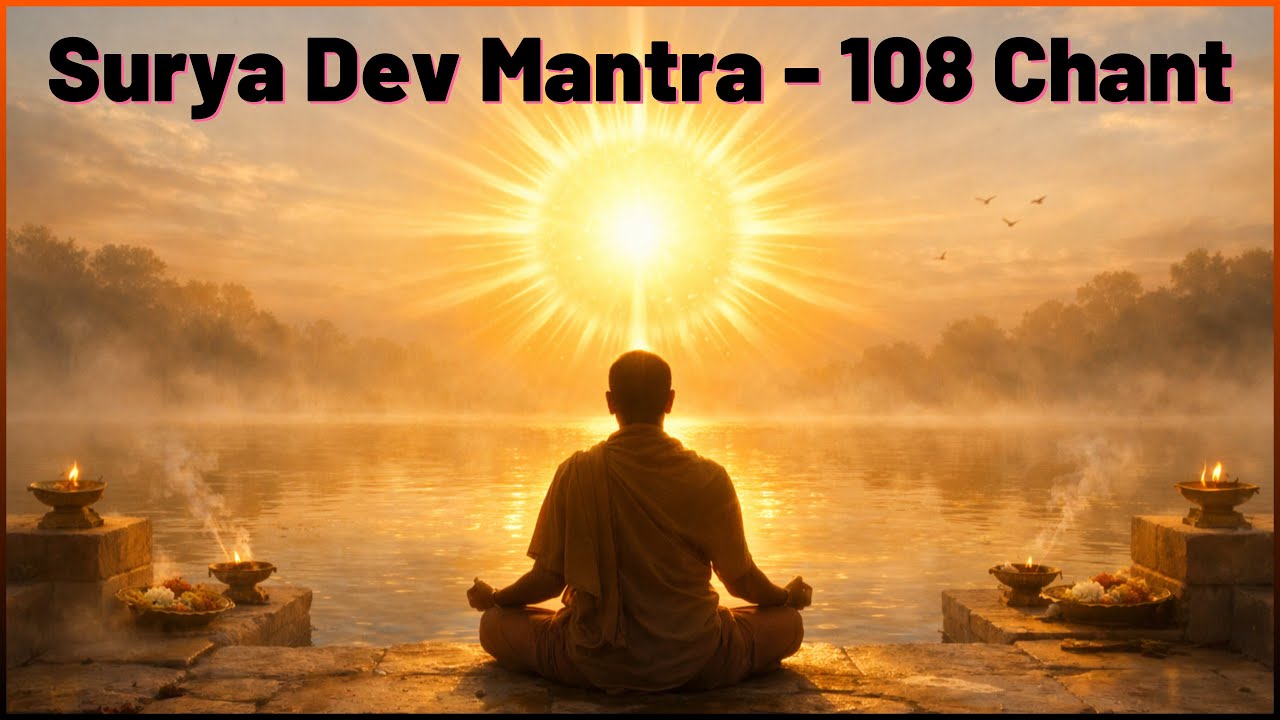 Om Surya Devaya Namah | Powerful Sun Mantra | 108 Times Chanting | Peace & Energy Meditation
