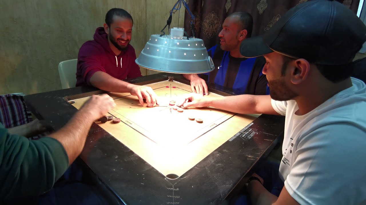 تحديات الكيرم البحرين || كميل وجاسم ضد جعفر ومحمد قيم قوي وضحك || carrom bahrain