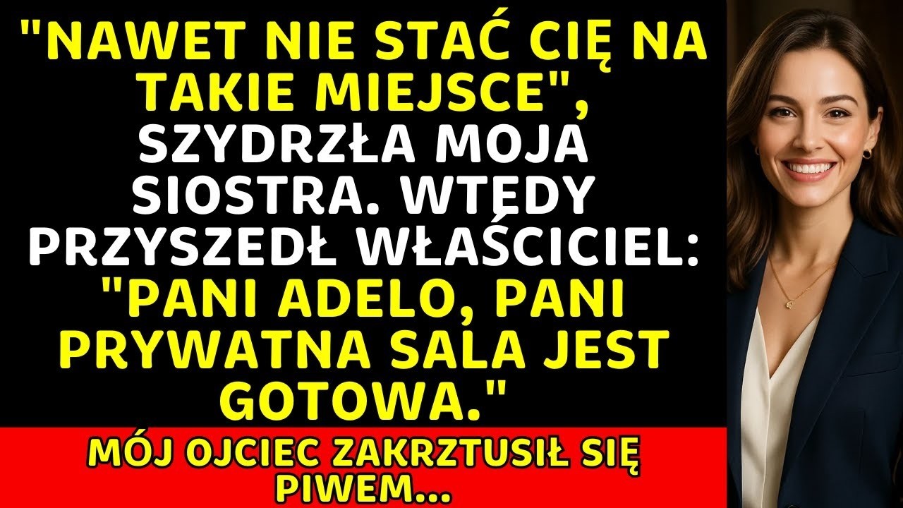 „Nie stać cię na to” – szydziła siostra, aż właściciel podszedł i zwrócił się do mnie po imieniu...