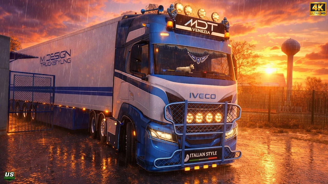 ETS2 1.58 | Realistic Driving | Iveco S-Way Truck | MDT Tuning Pack Update | POV 4K Ultra HD | #ETS2