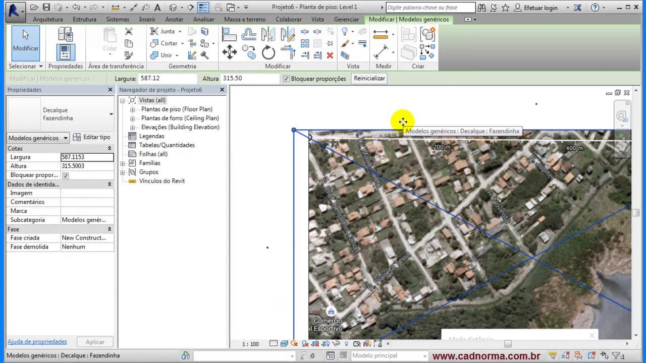 Revit III - G-11 - Google Maps, Sketchup e Massas