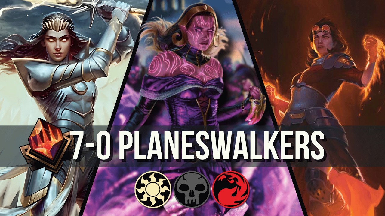 Crazy run with five planeswalkers! | Standard Mythic MTG Arena